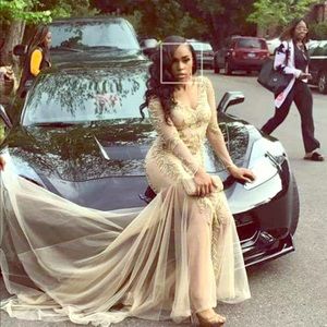 One of a kind designer dress.